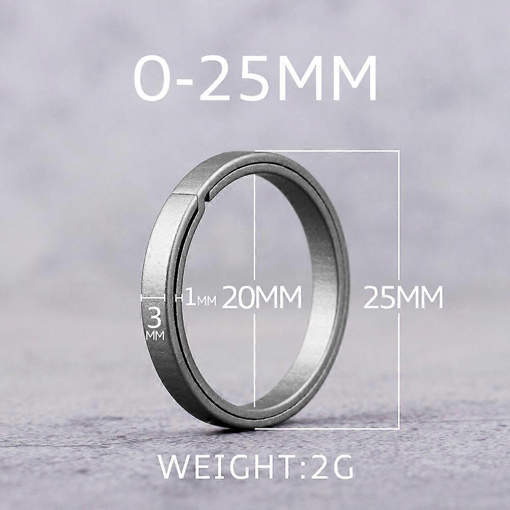 Titanium Drive Safe Key Chain Custom Lettering Anti-lost Car Keychians Card Trinket Key Ring Holder for EDC Durable Xmas Gifts