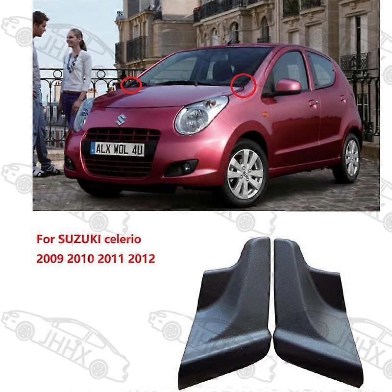 Compatible Alto 2009-2012 Front Windshield Wiper Ventilation Panel Front Hood Side Decoration Triangular Rain Collecting Plate Side Decoration