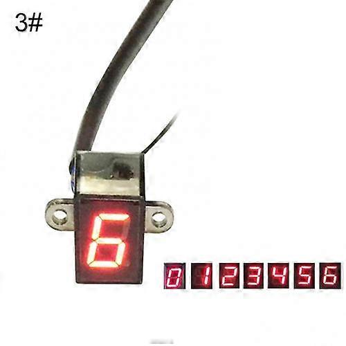 12V Universal Motorcycle Digital Display LED Gear Shift Lever Display~32225