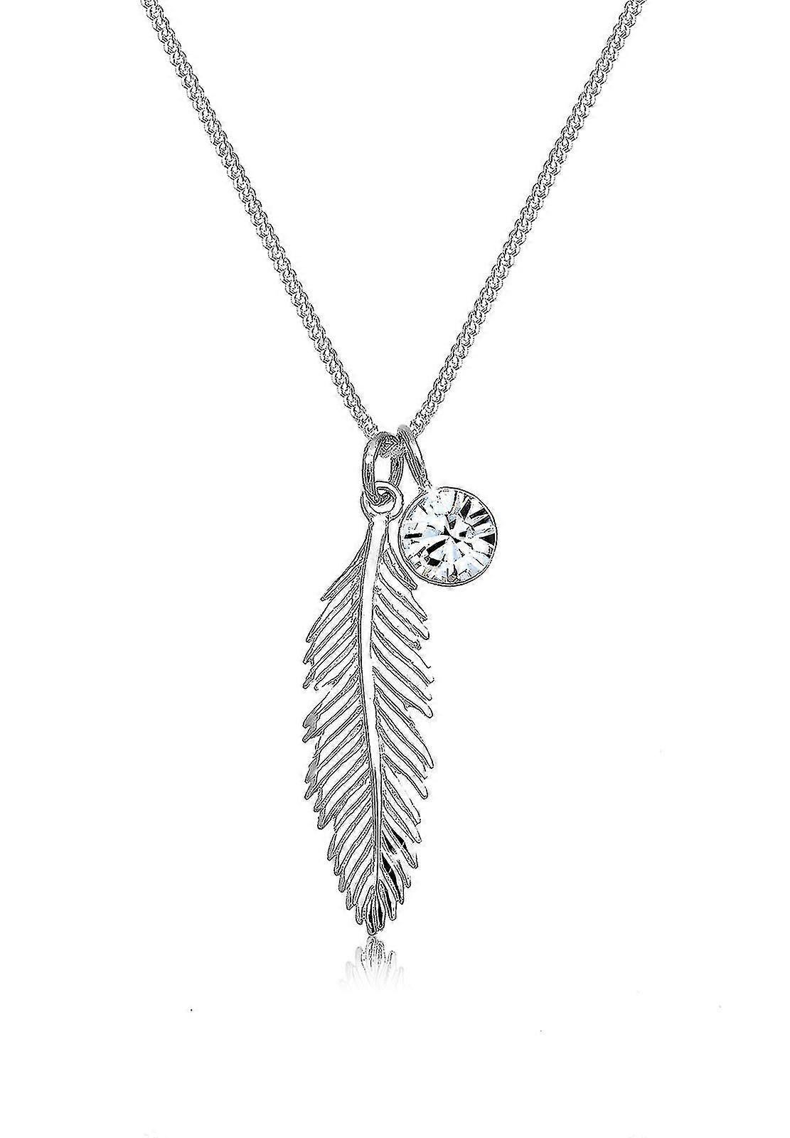 Sterling Silver Feather Women's Necklace