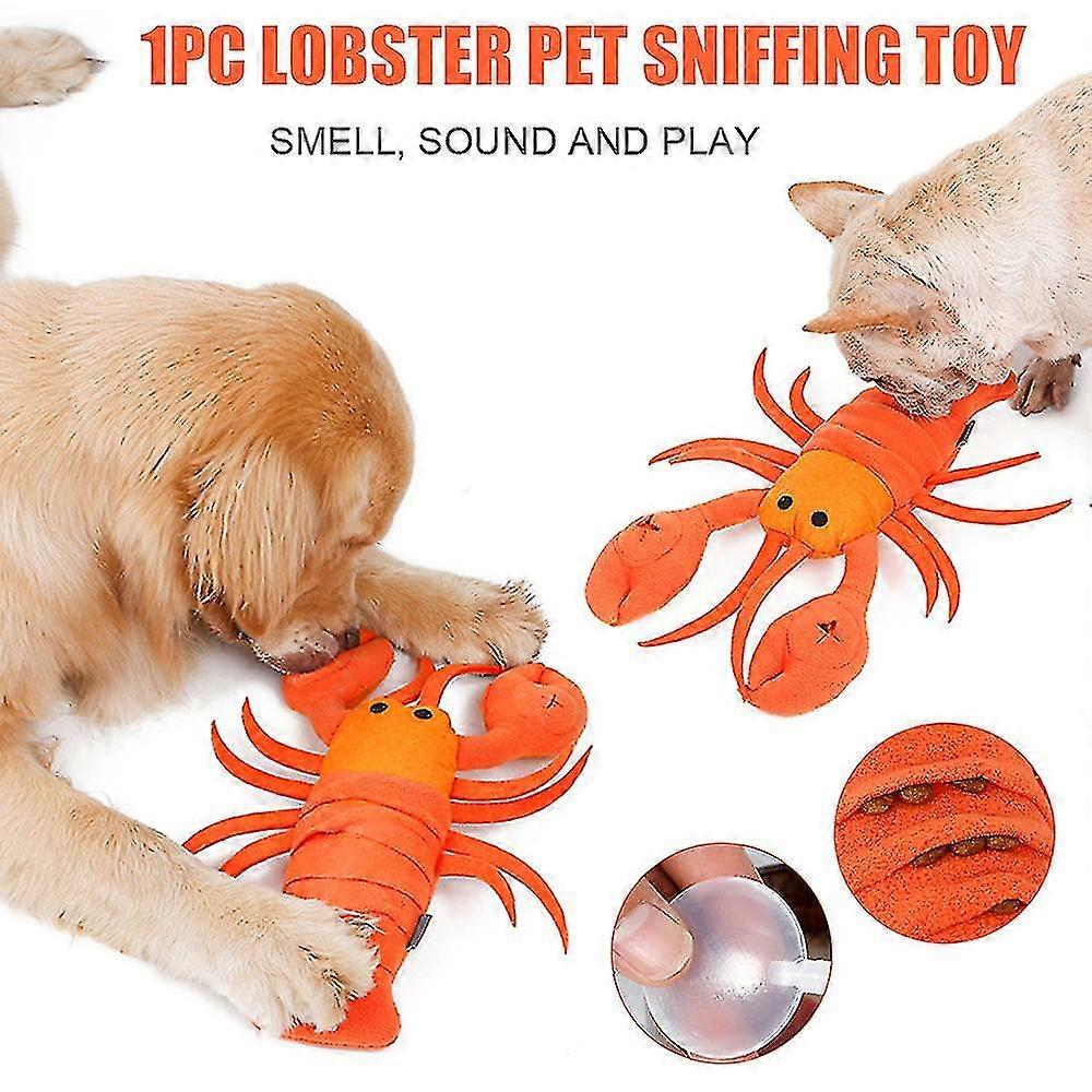 Large Lobster For Puppies Brain Training Portable With Internal Vocalizer