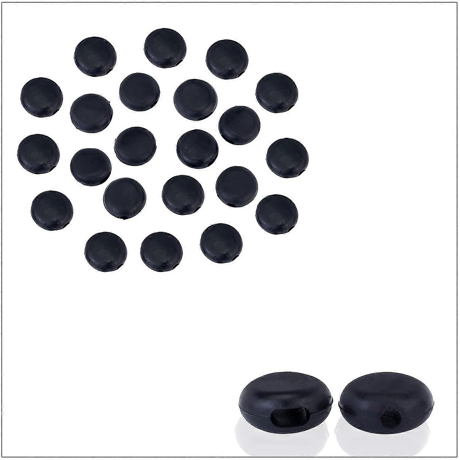 200pcs Cord Locks Silicone Toggles, cordons coulissants Elastic Cord Adjuster Cord Buckles