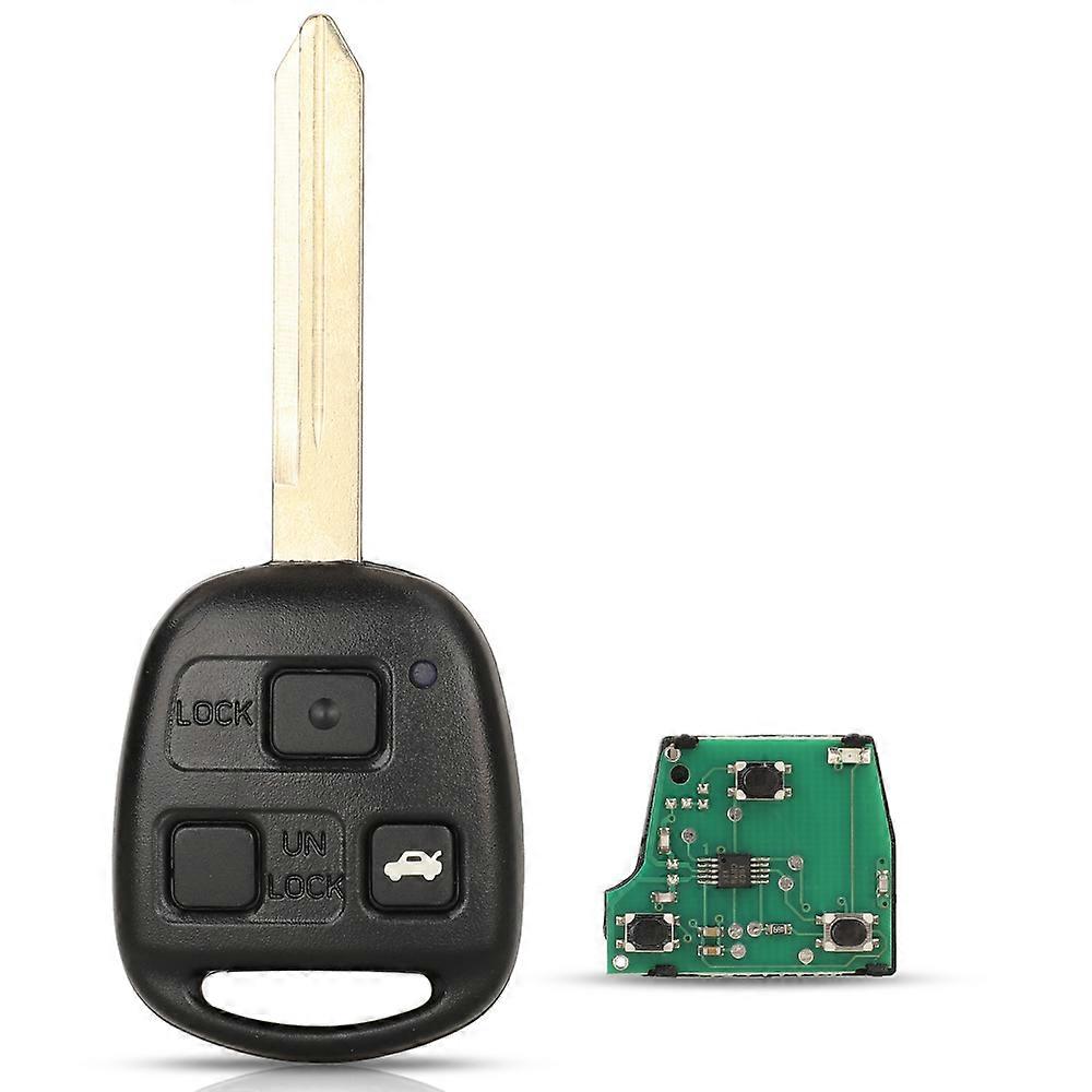Απομακρυσμένο βασικό τσιπ Fob 2/3 BTN 433MHZ 4D70/4C για τη Toyota Yaris Avensis Corolla P/N: 89071-0D030 με την άκοπη λεπίδα TOY47