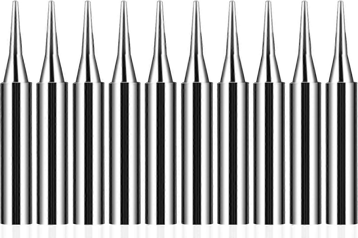 10pcs Soldering Tips, Soldering Iron Sharp Replacement Solder Tips Soldering Lead Free 900M-T-I Low Temperature Soldering Station, Versatile and Durab