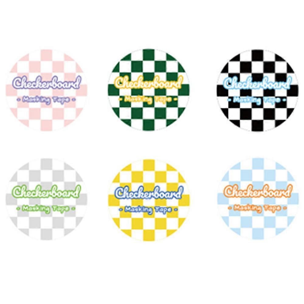 Grid Tape for Scrapbooking - Writable Paper Tape for DIY Decor - 6 Rolls