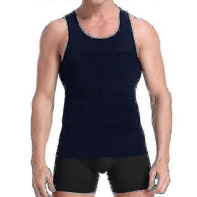 男性女性化乳房圧縮シャツウエストトレーナー明下着ボディシェーパーベリーコントロールアンダーシャツ姿勢フィットネス