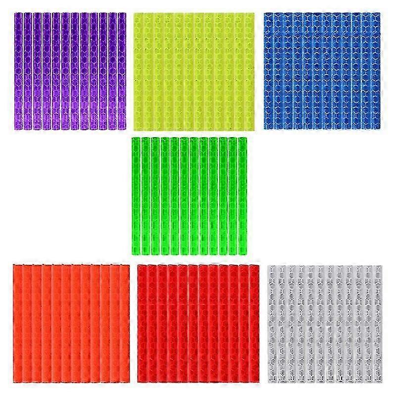 84 Pieces Spoke Reflectors Bicycle Spokes Reflector Warning Strips