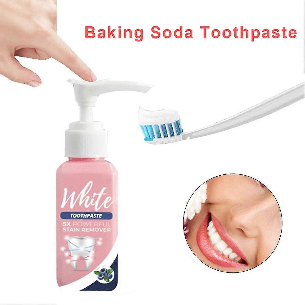 30ML Stain Removal Toothpaste Baking Soda Toothpaste Deep Cleaning Tooth Whitening Toothpaste