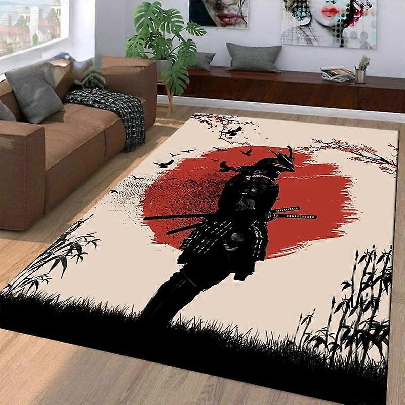 Samurai Spirits Wzór Dywan Dywan do salonu Mata łazienkowa Kreatywna wycieraczka Dywan do sypialni Home Decor Mata do zabawy Zmywalna