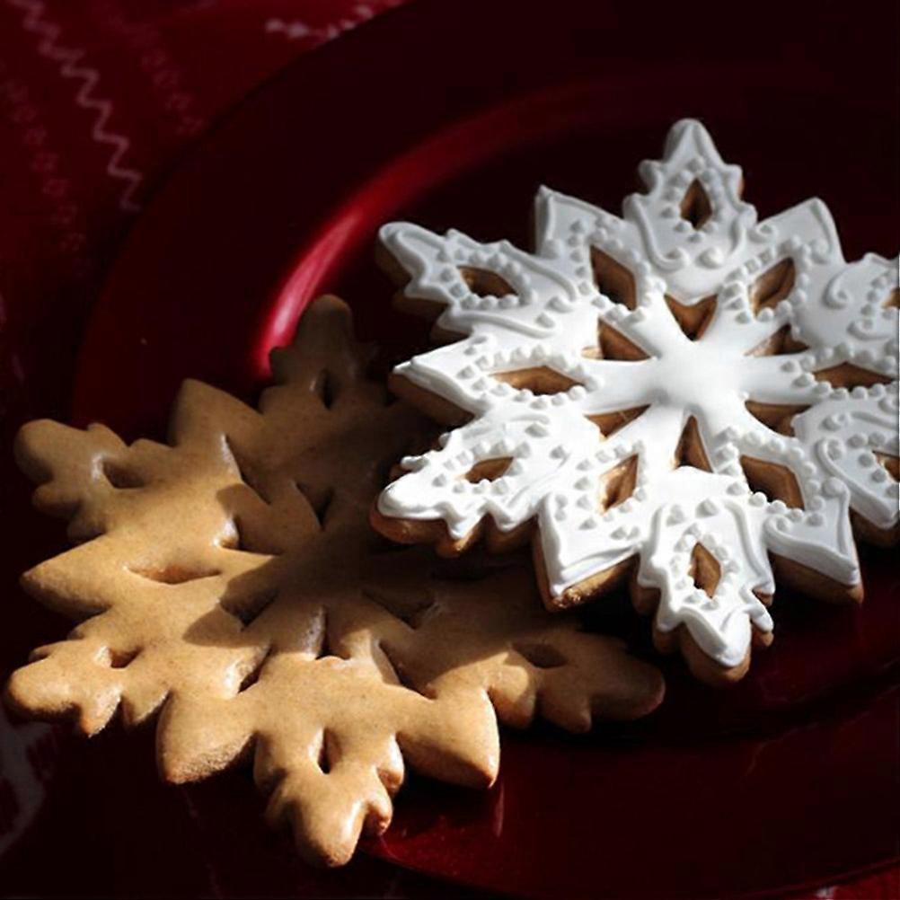 Snowflake Cake Mold Stainless Steel 3D Baking Tool Durable Multipurpose Kitchen