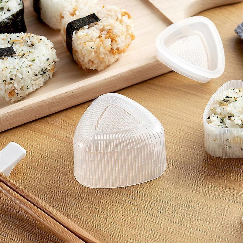 2 Pieces Shape (Large) for Japanese Onigiri Maker Rice Balls Triangular Triangle Sushi Mold Nigiri Nori Rice Mold