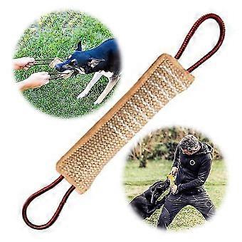 Dog Training Bite Pillow Jute Bite Toy Dog Tug Toy Durable Dog Bite Sl