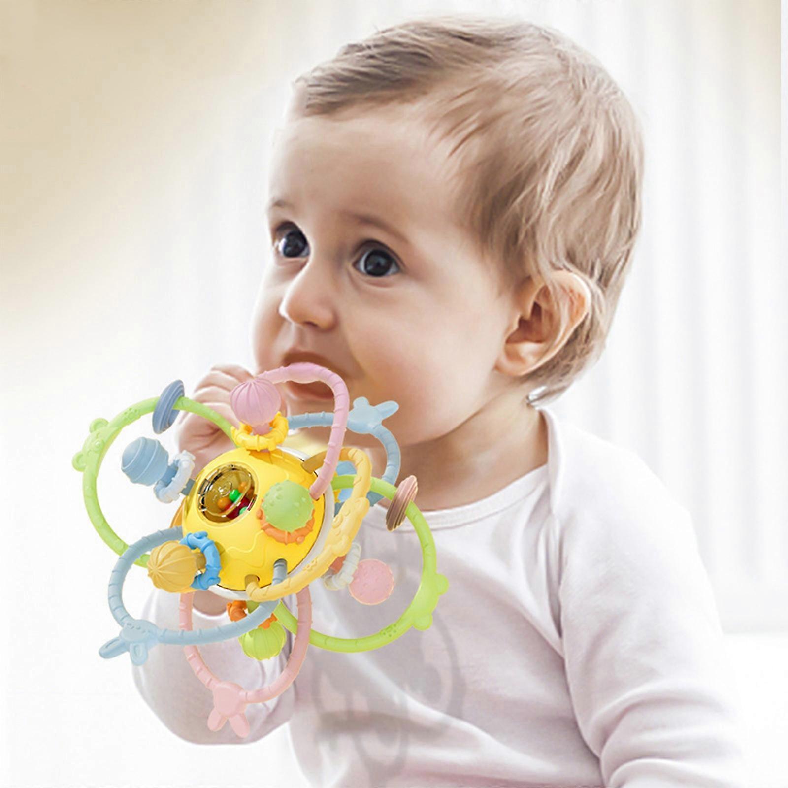 Colorful Baby Rattle Grasping Toy - Safe And Sturdy For Infants - Ideal For Teething Shaking And Grasping - Made From Materials