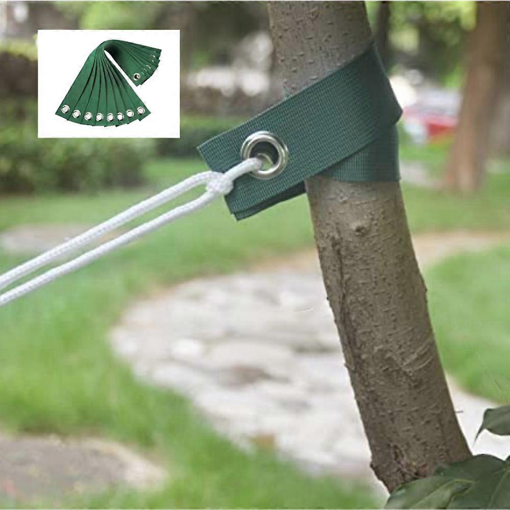 Tree Straps for Staking, 8 PCS Tree Support Straps for Newly Planted Saplings and Hurricane Protection, Tree Straightening Ties SJMJ