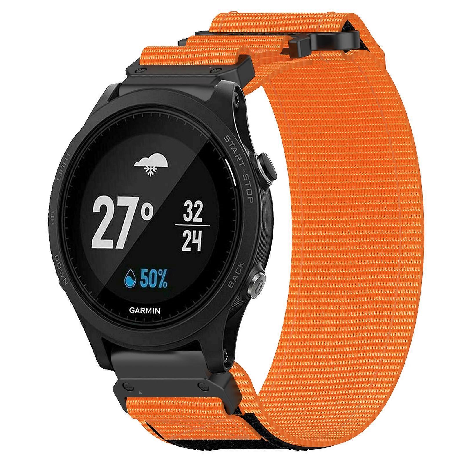Correa de reloj de nailon de 22 mm para Garmin Forerunner 935