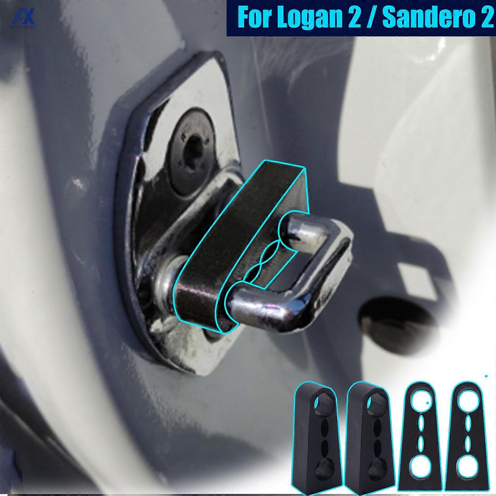 Door Lock Damper For Renault Logan 2 / Sandero 2 20142022 Soundproof Sound Insulation QuietDeaf Creaking Screaks Noise Seal