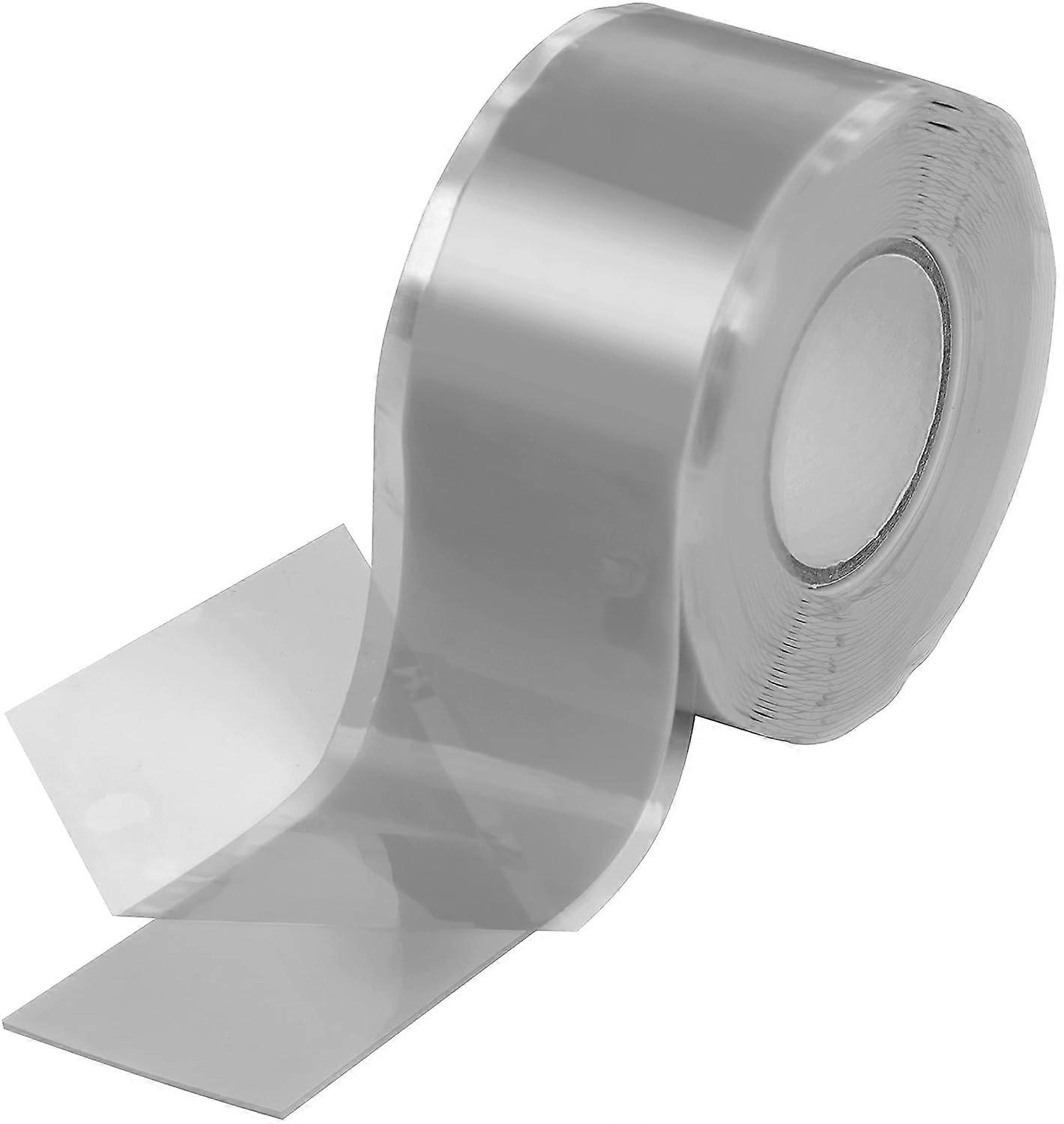 1x 3m self-fusing silicone tape (self-amalgamating, self-vulcanizing), insulating tape and sealing tape (water, air), 25 mm wide, gray