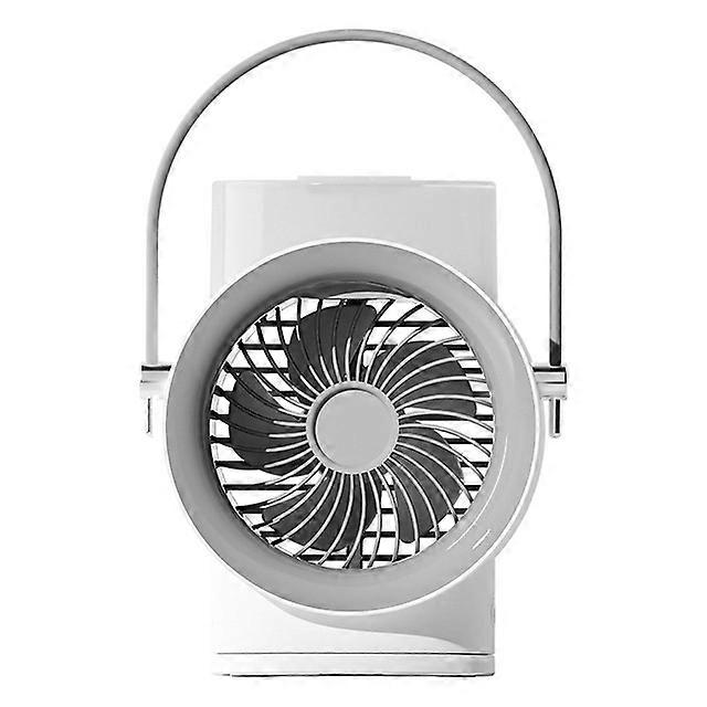 Air Conditioning Fan Hydrating Air Cooler With Night Light Dual Sprayer Humidifier Mute Operation 3 Gears Wind Aroma Diffuser