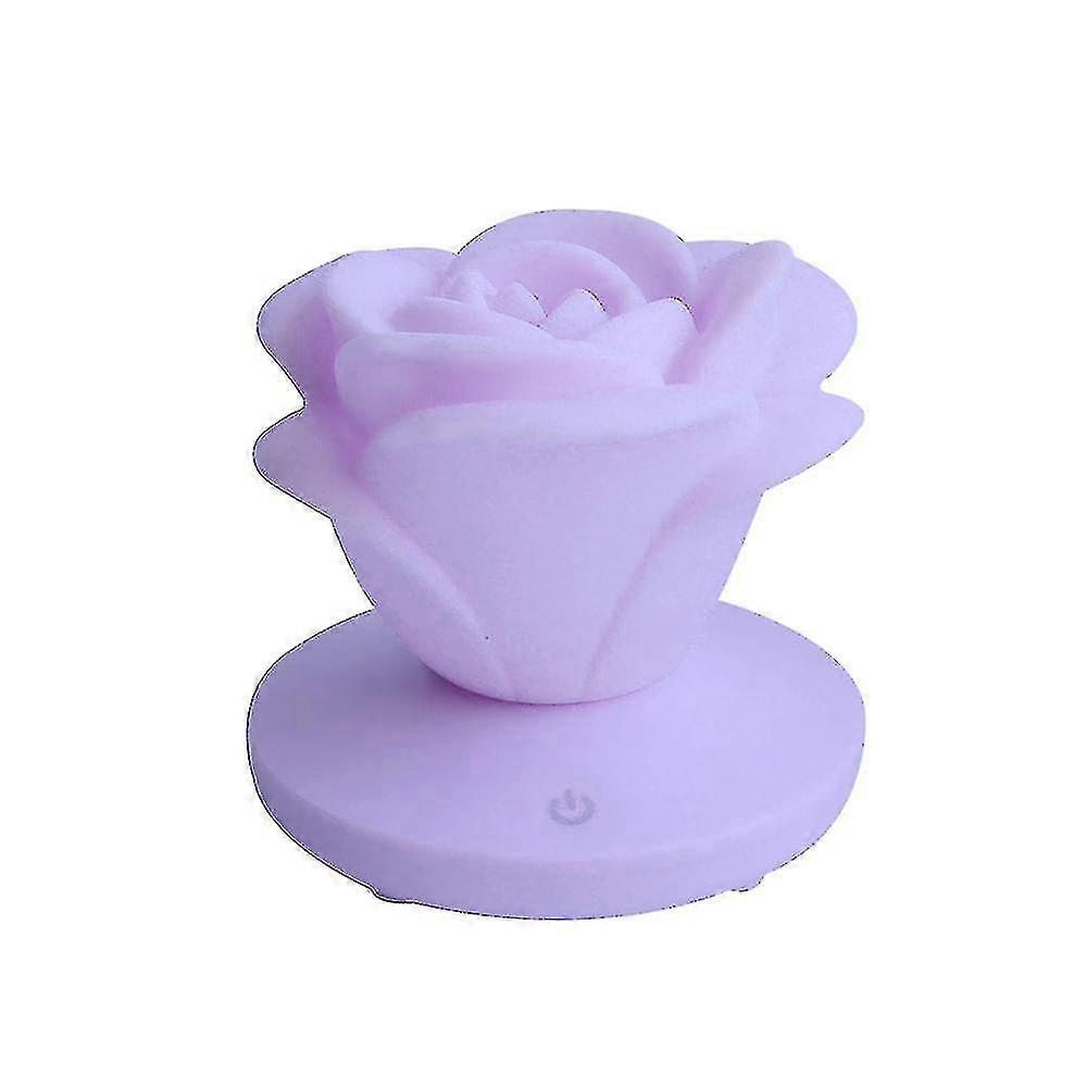 Usb Charging Flower 3-speed Touch Table Lamp