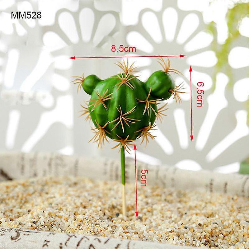Cactus Artificial Succulents Fake Plastic Opuntia Faux Green Desert Plants Large Flower Arrangement Home Garden Decor