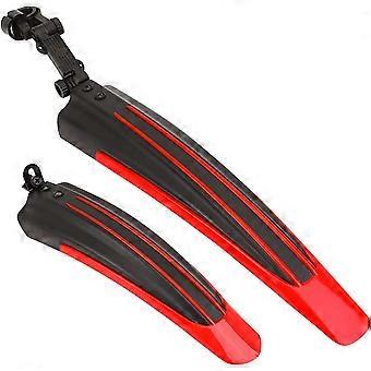 Universal Bike Mudguard Justerbar Tykkere Utvide skjermer foran bak Mudguard MTB Kit for Speed Bike Fixie Urban Gravel City Bike 20-27 tommers hjul