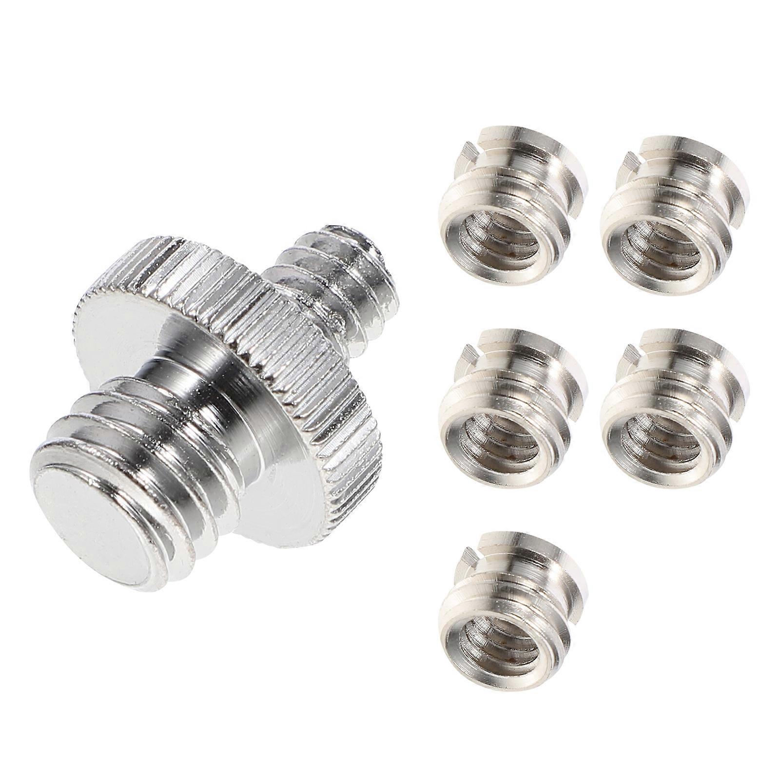 1/4" to 3/8" Camera Tripod Thread Adapter Convert Nut Screw Adapter(5PCS)
