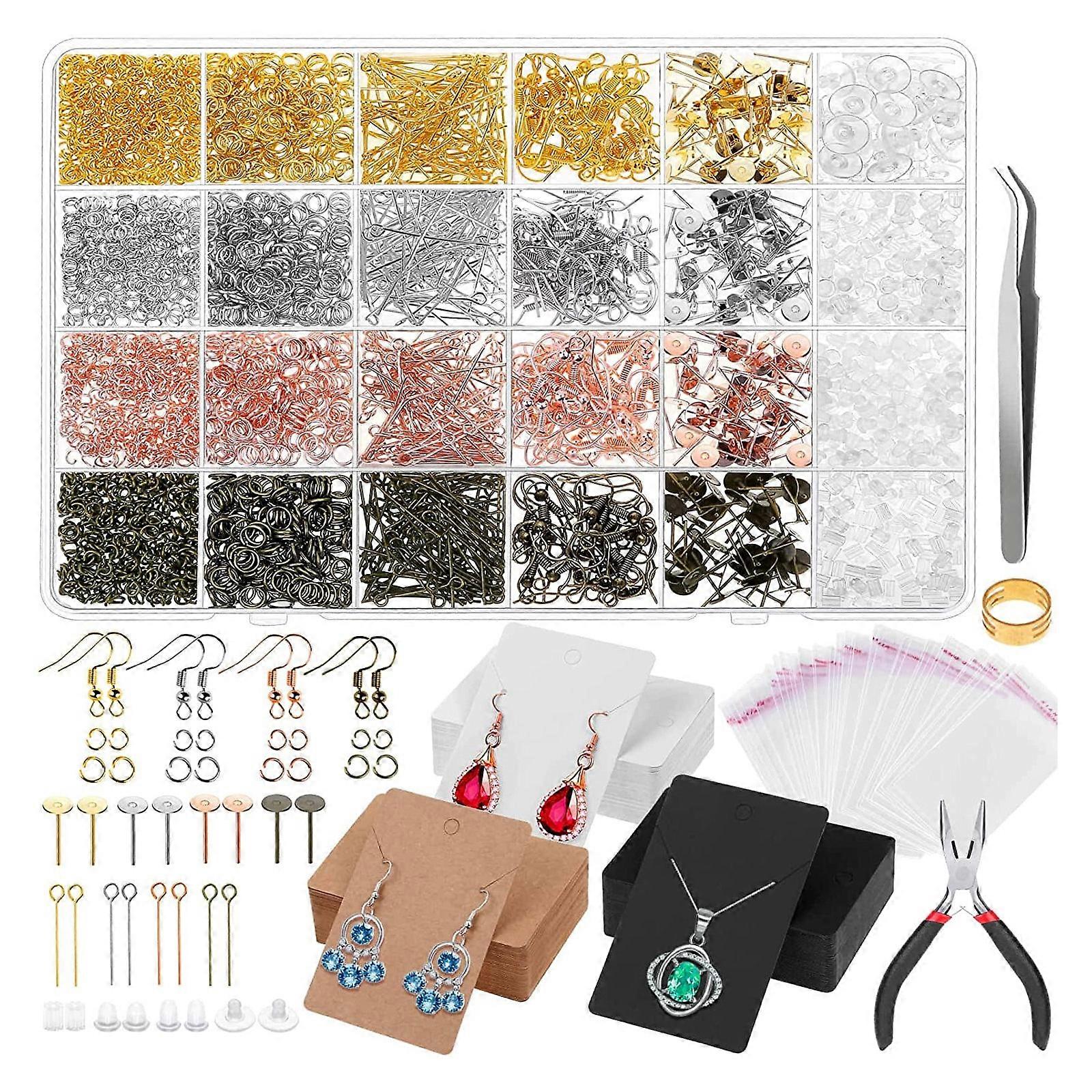 Earring Hooks Earring Posts for DIY Beginners Adults Crafters Earring Making