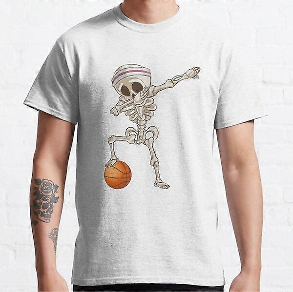 Tricou clasic baschet schelet-RK5085