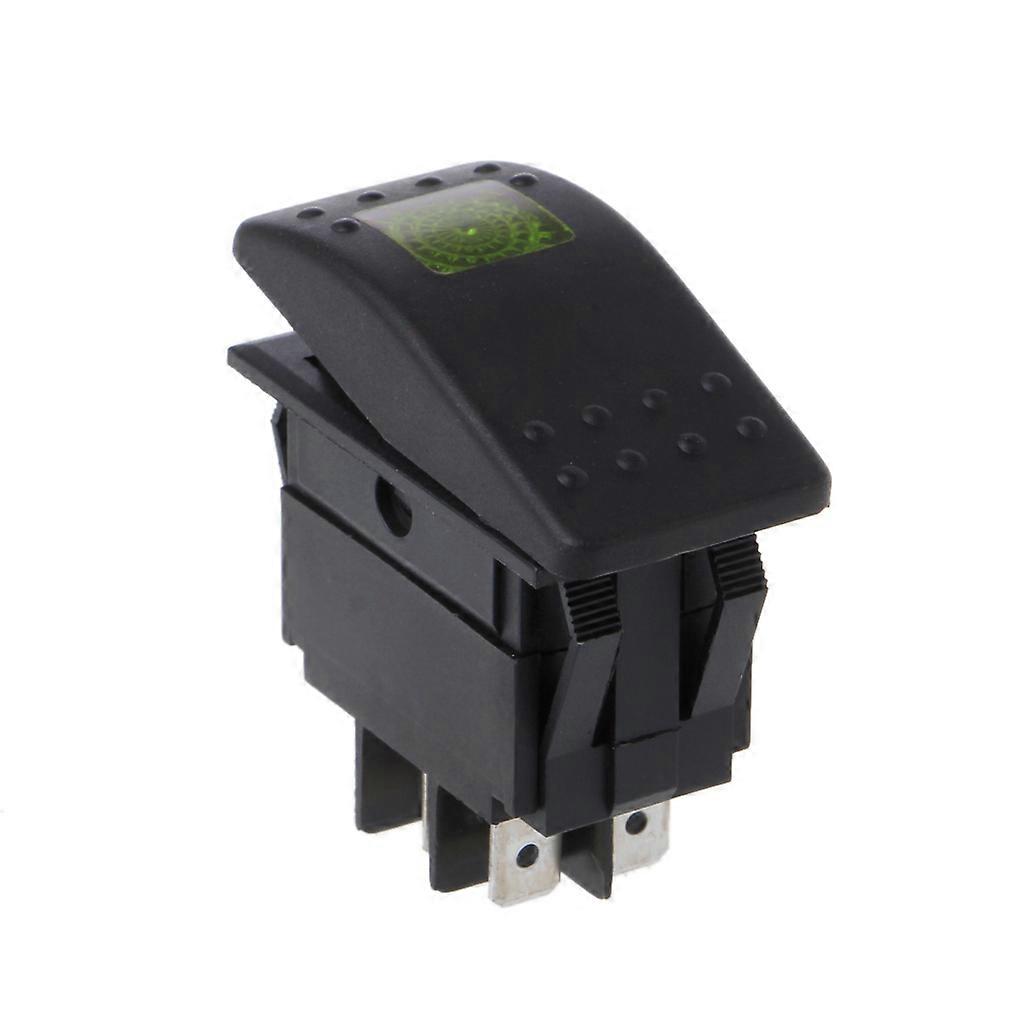 Car Auto Rocker Switch 20A/12V 4 Pin Black Waterproof On Off Toggle ...