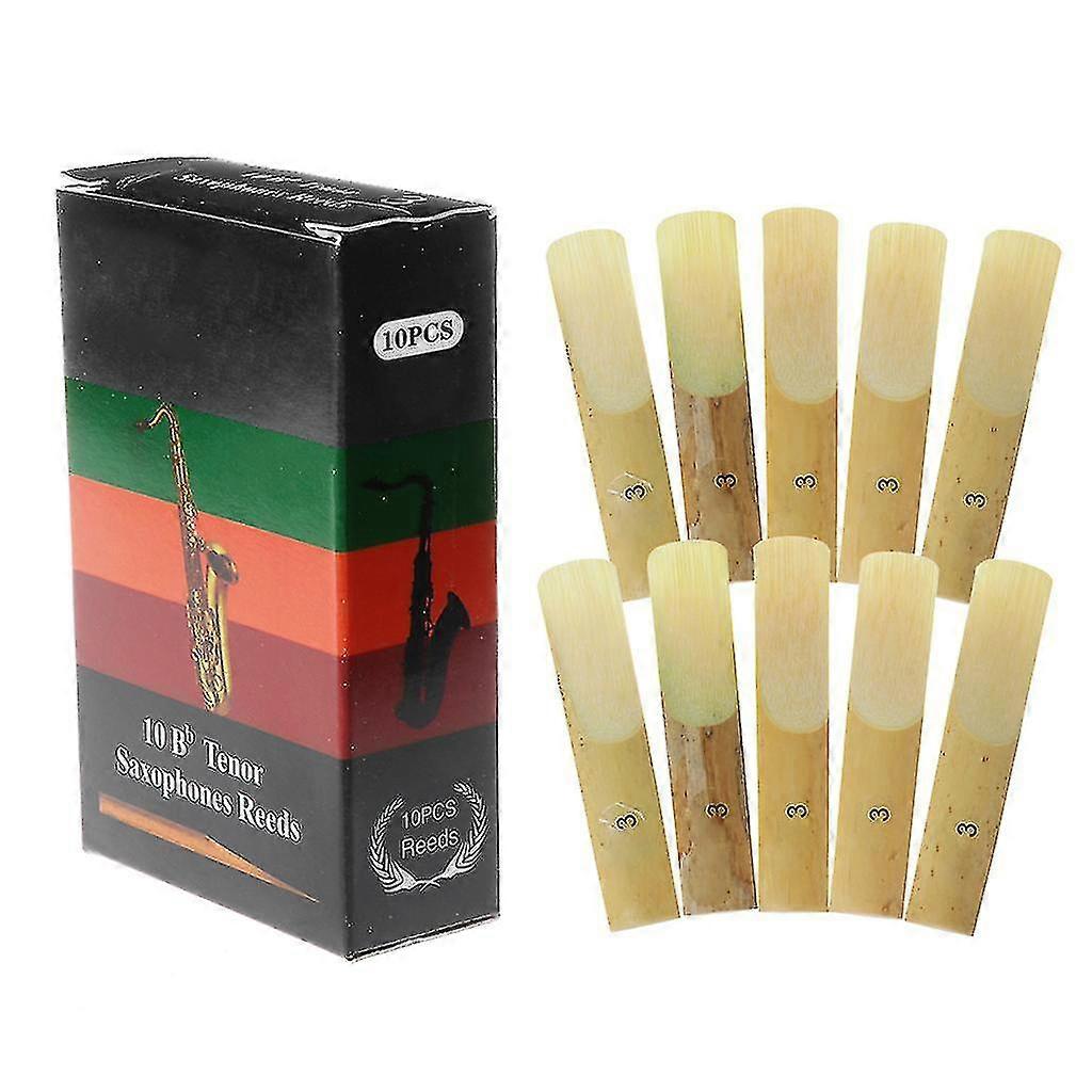 10pcs Eb Alto Saxophone Reeds Hardness 2 2.5 3 Sax Woodwind Instrument Parts