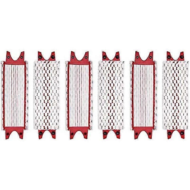 Pack Of 6 Microfiber Replacement Mop Pads For Vileda Ultramax Mop