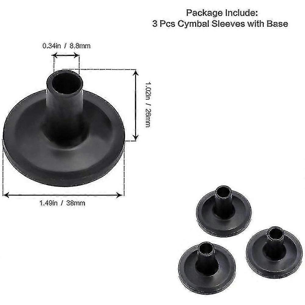 23 חתיכות אביזרי החלפת מצילתיים מצלתיים בדים מצמד היי-כובע לבד היי כובע גביע לבד מצלתיים סלה מצלתיים