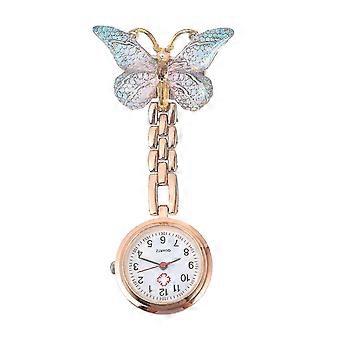 Borst horloges pocket verpleegkundig horloge vlinders quartz horloges voor verpleegkundige student tw