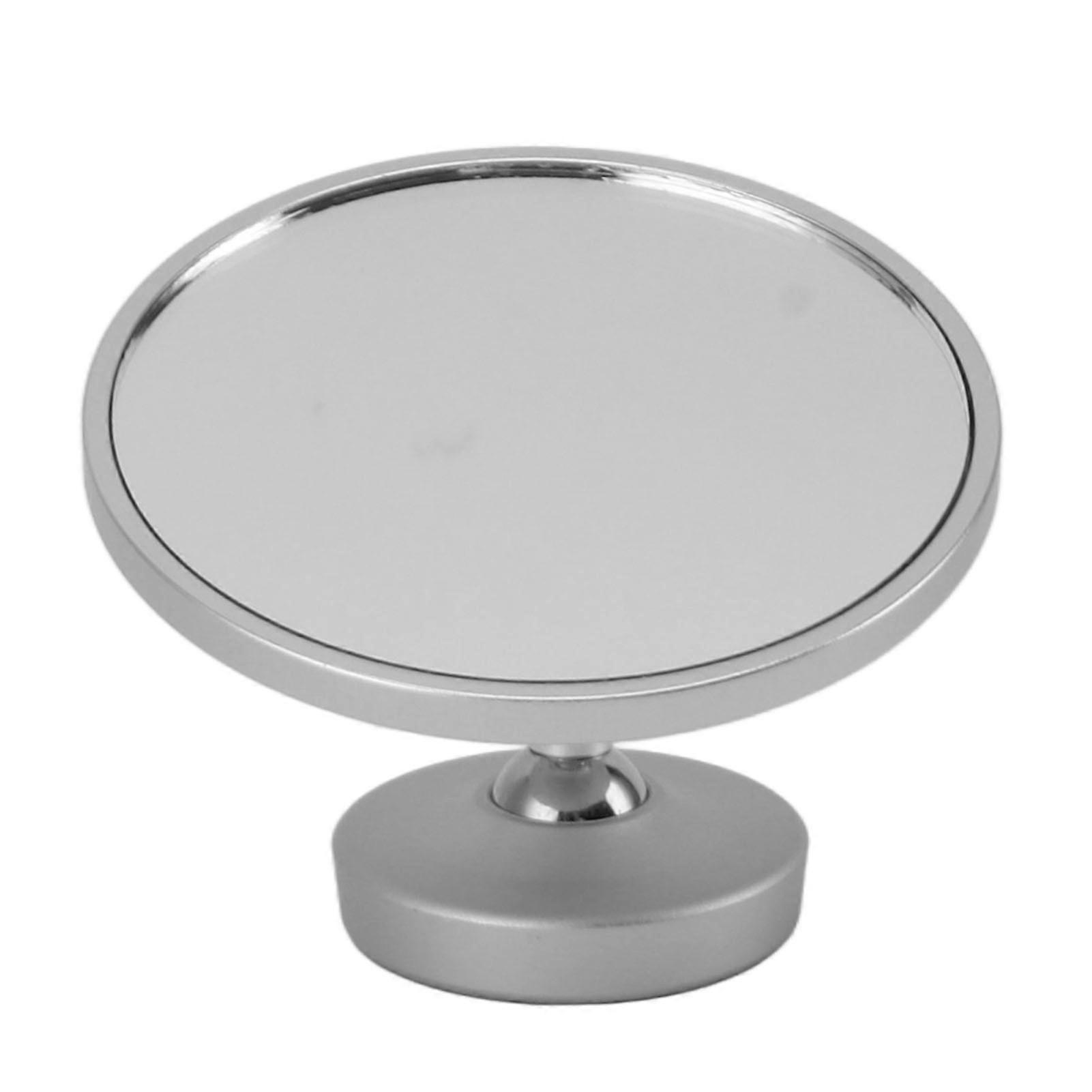 Coffee Maker Magnetic Mirror with 360° Rotating Base Aluminum Alloy Dual Ball Joints Coffee Flow Rate Observation Reflector Mirror Silver