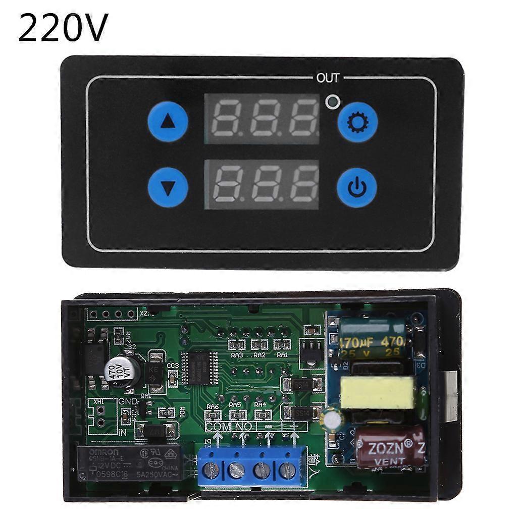 0.1s - 999h Countdown Timer Programmable Cycle Control Module Time Dalay Relay 5V/12V/220V Optional Voltage