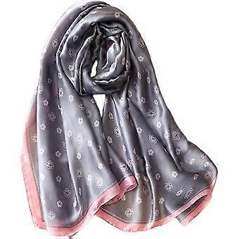 Sateng skjerf Kvinner Super Soft Damer Silky Feeling skjerf Lett Elegant Gift