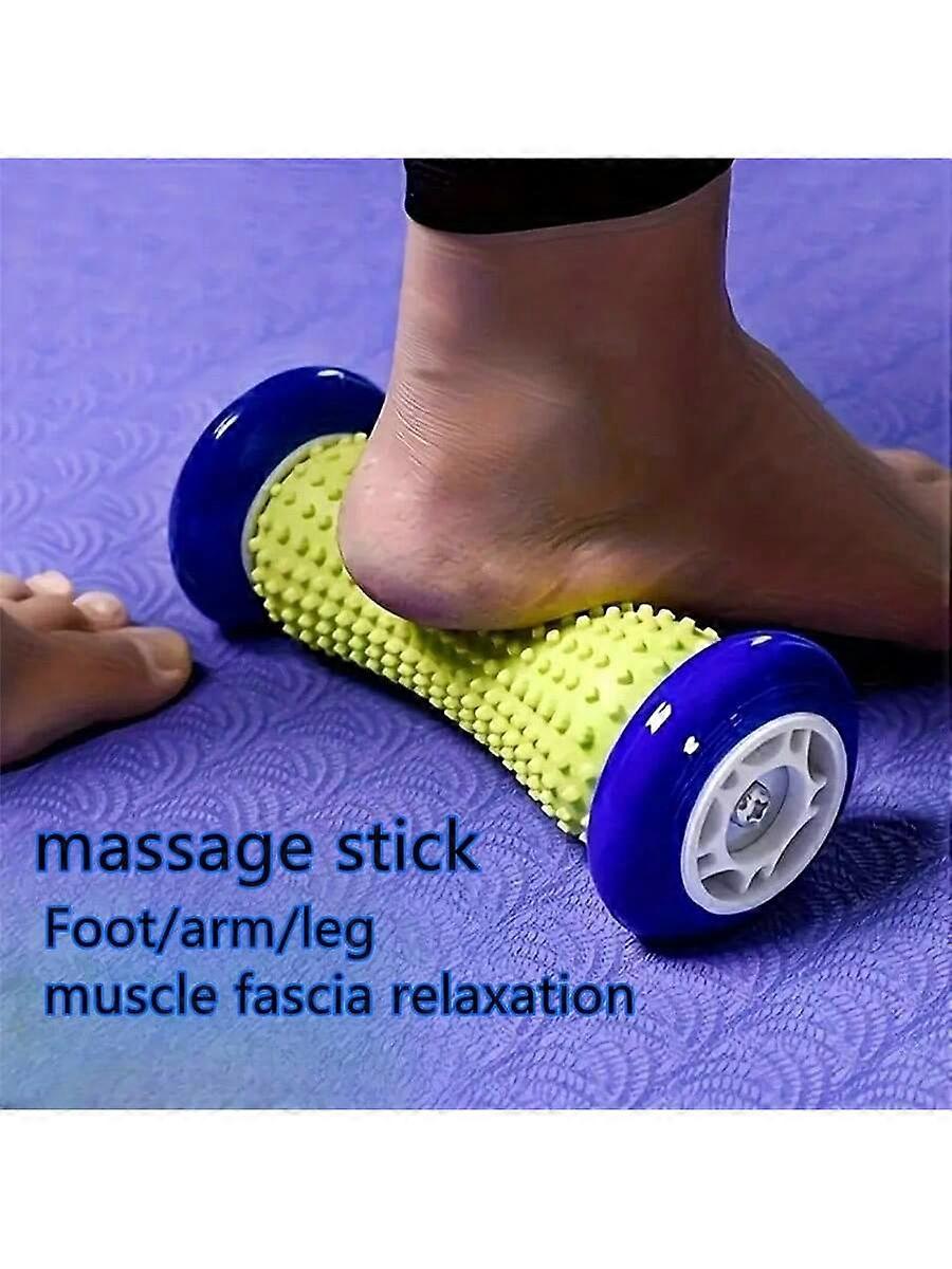 1 قطعة أسطوانة تدليك اليوغا ، عصا تدليك القدم ، جهاز العلاج بالابر ، أسطوانة تدليك اللفافة للقدمين / الساقين / الذراعين ، استرخاء عضلات القدم المسطحة ، اليد المحمولة و 