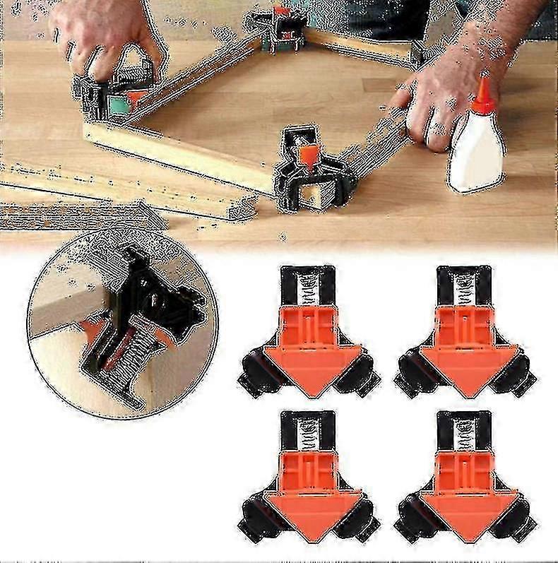4pcs Corner Clamp Adjustable 90 Degree Right Angle Fixer