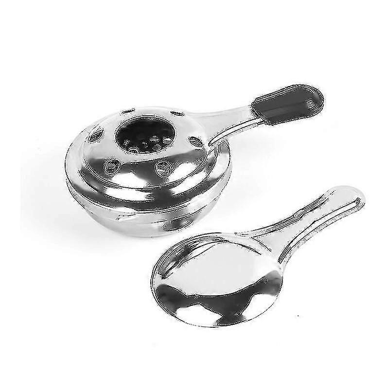 شعلة كحول, موقد كحول فوندو, موقد كحول جل, ستانلس ستيل, رمادي, 15 × 9.3 × 4.5 سم