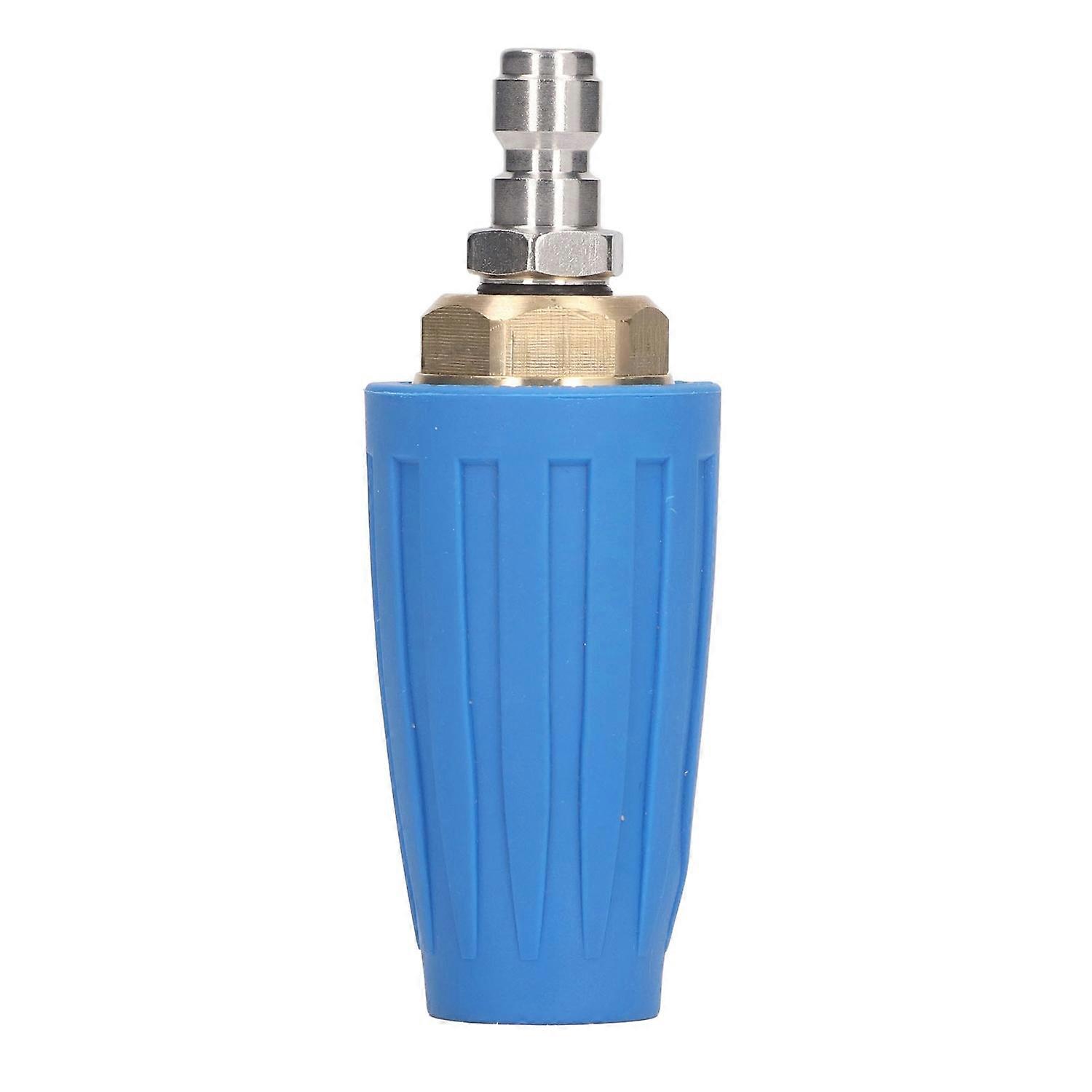 High Pressure Washer Nozzle 1/4in Quick Connector Pressure Washer 4000PSI Cleaning Rotating Nozzle 0