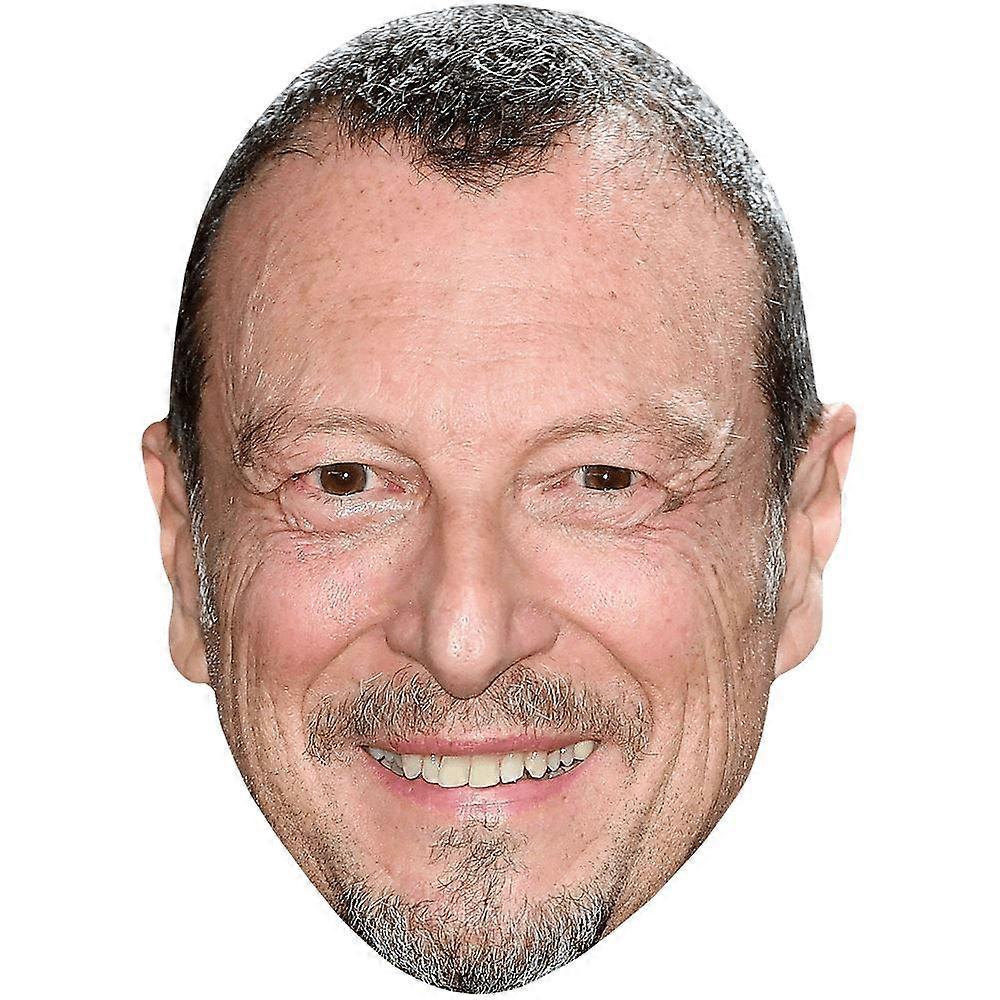 Amedeo Sebastiani (Smile) Celebrity Mask, Flat Card Face
