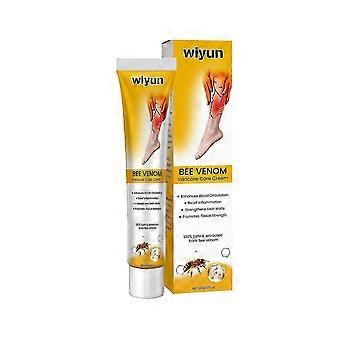 Crema para el cuidado de las venas varicosas con veneno de abeja, Crema antivaricosas con veneno de abeja, Crema para las venas con veneno de abeja, Calma la protuberancia de la piel, Crema de masaje para las piernas