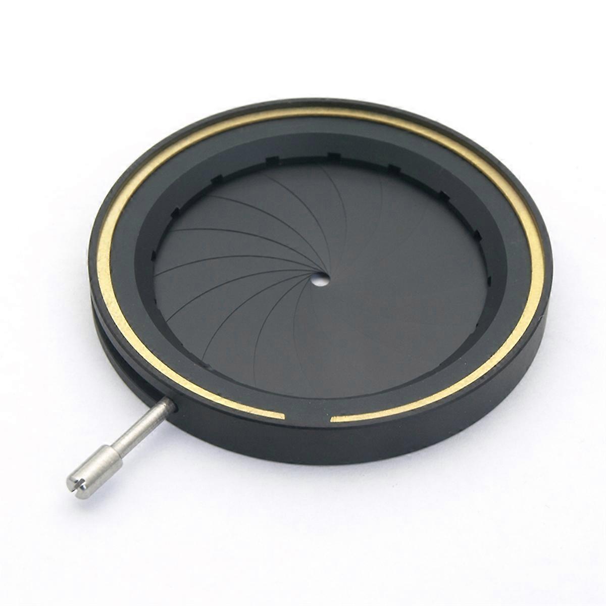 2.5-36mm Amplifying Diameter Metal Zoom Optical Iris Diaphragm Aperture Condenser for Camera Lens Microscope