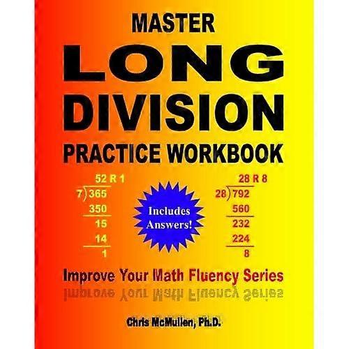 Master Long Division Practice Workbook