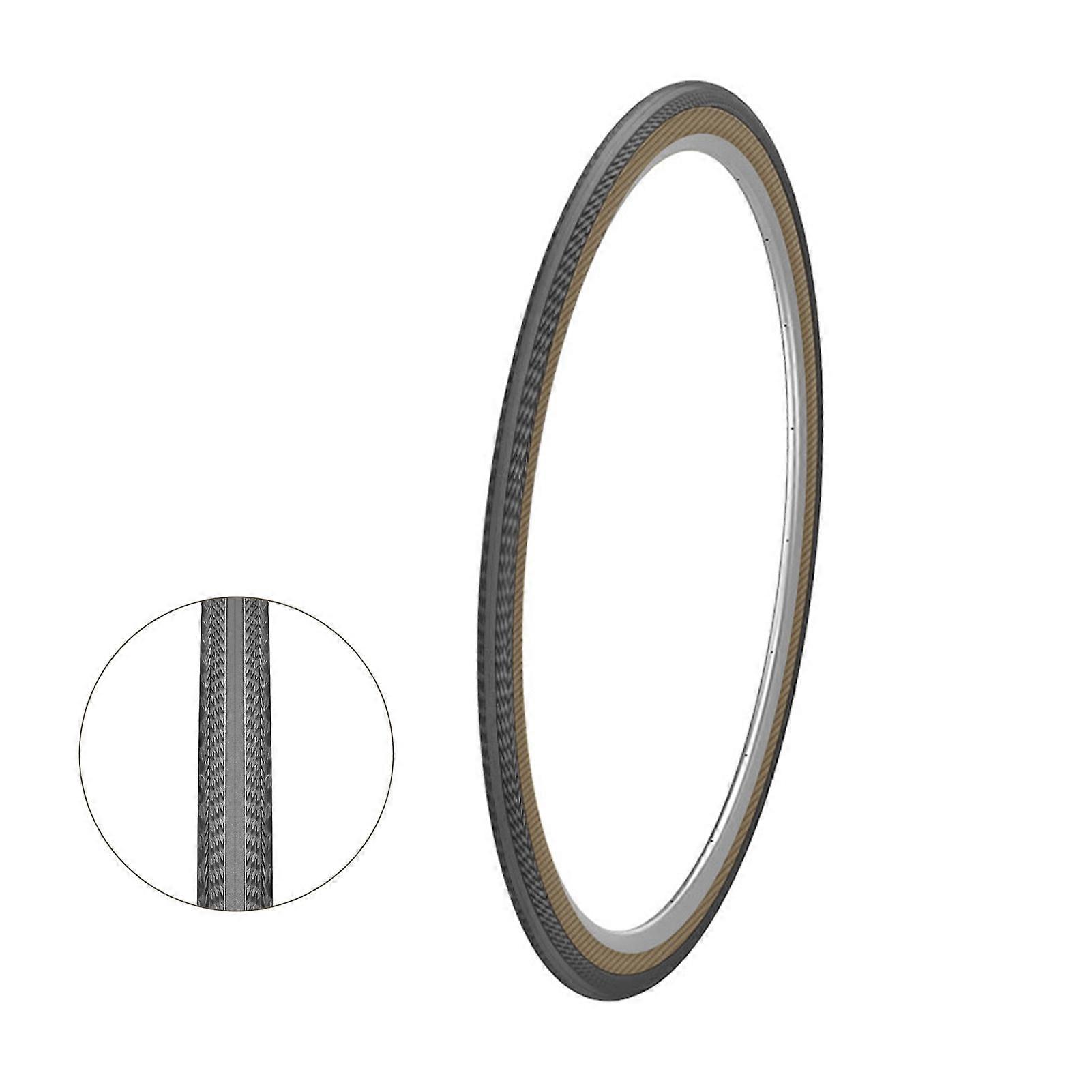 Kenda Bike Tires 700 x 25C 28C 32C 35C Premium Road Commuting Bicycle Tires with Retro Yellow Sidewalls High TPI for Enhanced Performance