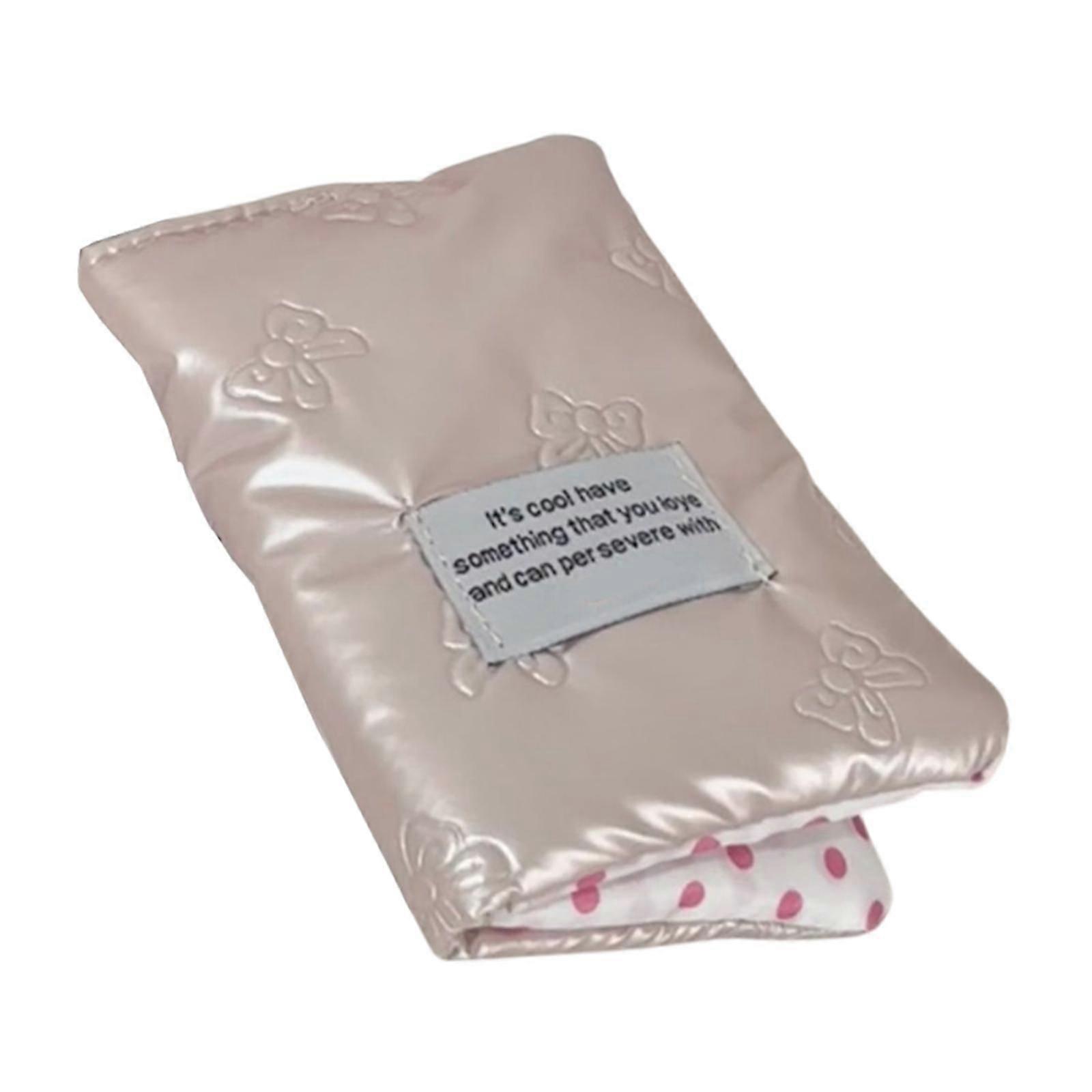 حقيبة مخلب حامل بطاقة أنيقة متعددة الاستخدامات محفظة نقود للتسوق سيدة وردي