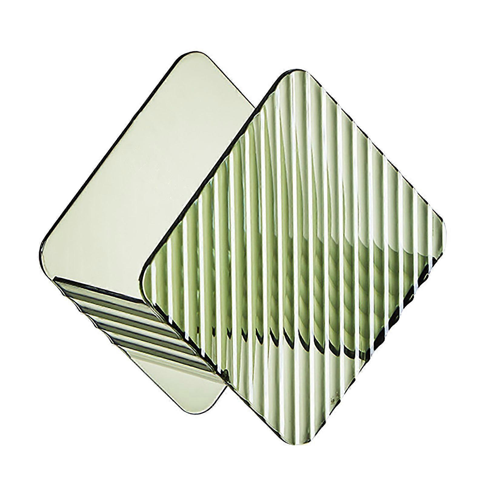 Sponge Holder Plastic Wall Mount Punch Free Multifunctional Sponge Rack for Kitchen Bathroom Green