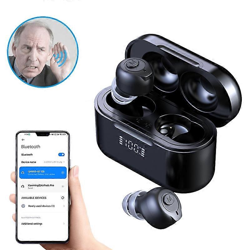GM-903 Bluetooth Dual Host Digitale Hörgeräte LCD-Display Älterer Soundverstärker