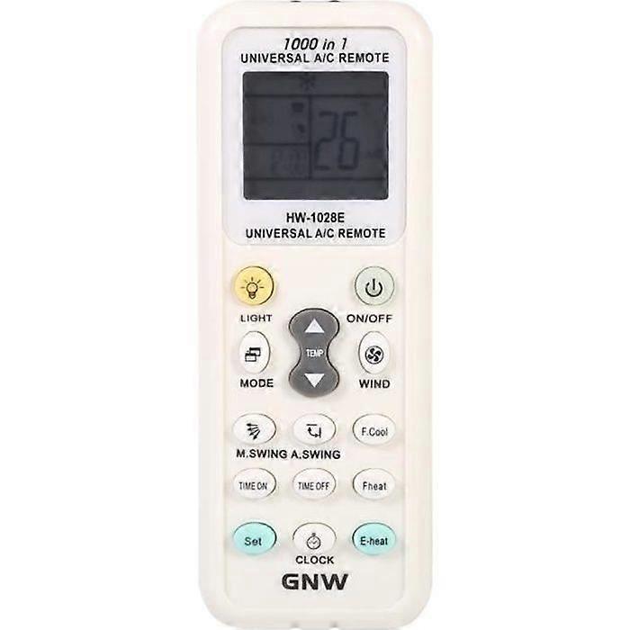 Universal Remote - Great - K-1028E - White - Compatible with most air conditioners - 68g