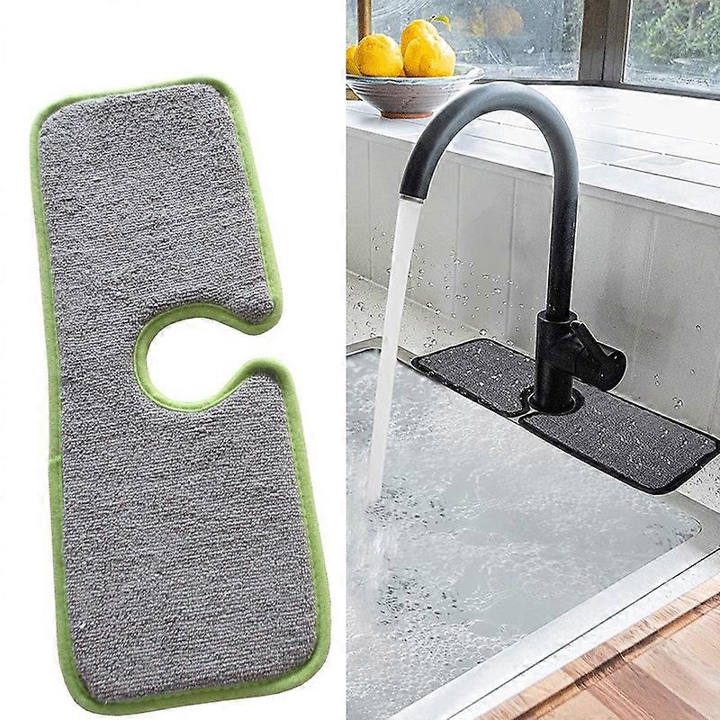 Basin Drain Pad Absorbent Dry Cleaning Pad Fiber Towel Water Mat Color Random Delivery, Size: 46x10cm